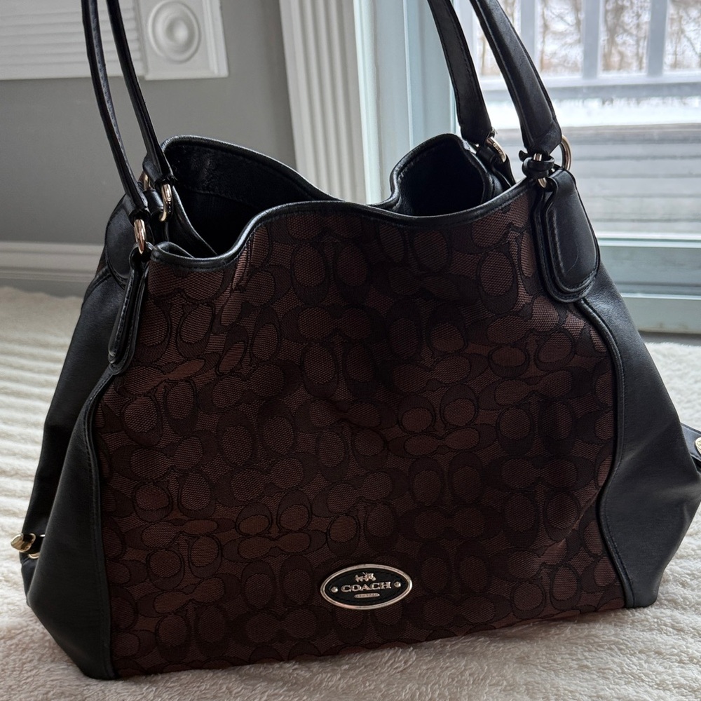 Coach Brown and Black Women's Bag